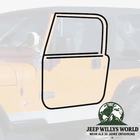 Türdichtung Set 5-teilig links Jeep CJ + Wrangler 76-95
