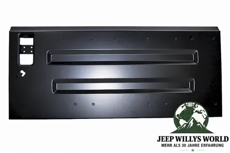 Tailgate Steel Black Jeep Wrangler 87-95