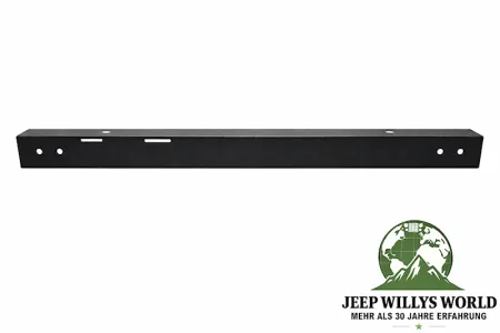 Bumper Front Black Jeep Wrangler 87-95