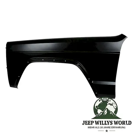 Fender Front Left, Black primed. Jeep Cherokee XJ (1984-1996).