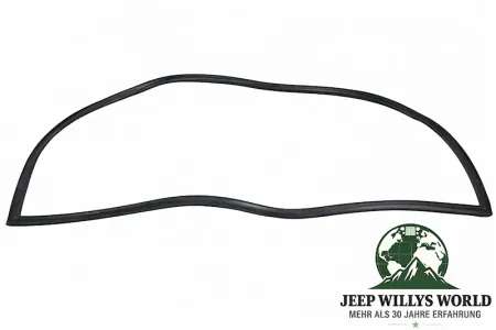 Hardtop Heckscheiben Glas Dichtung Jeep CJ7, CJ8, 76-86, Produktbild.