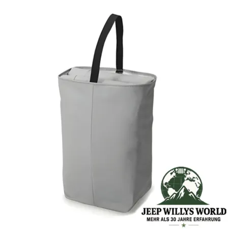 Bestop All Weather Trail Cab Cover Charcoal Denim (Grey) Jeep CJ7, Wrangler YJ (76-91), storrage bag with Cover stored inside.