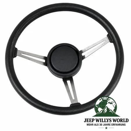 Lenkrad mit Hupenknopf Jeep CJ + Wrangler 76-95