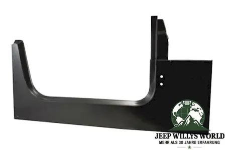steel front right Body side panel, primed black. Jeep CJ8 (1981-1985)
