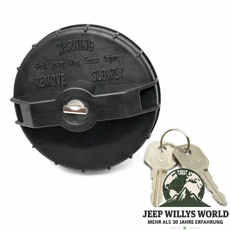 Tankdeckel abschließbar Jeep Wrangler + Cherokee + Grand Cherokee 91-04