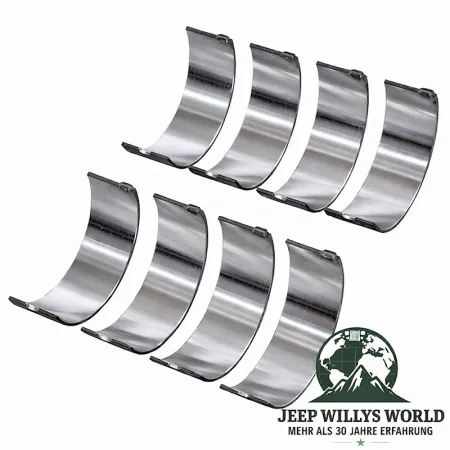 Connecting Rod Bearing Set .010" Over Size 2,5 L Jeep CJ + Wrangler + Cherokee 83-02