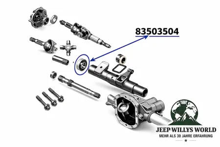 Intermediate Axle Seal Disconnect Right Dana 30 Jeep Wrangler + Cherokee 87-95