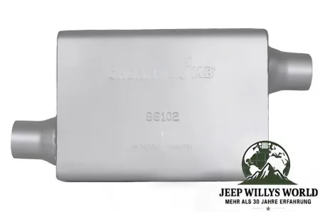 Sportendtopf 2,5" Cherry Bomb "Vortex" Jeep CJ Grand Cherokee ZJ WJ 76-04