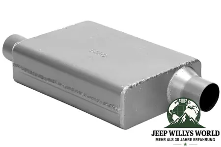 Sportendtopf 2,5" Cherry Bomb "Vortex" Jeep CJ Grand Cherokee ZJ WJ 76-04