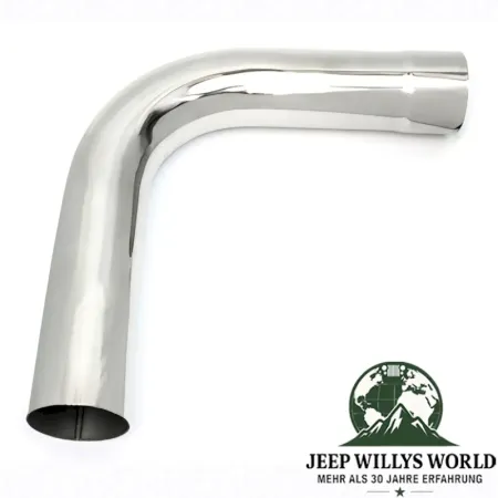 Auspuff Rohrbogen Universal Edelstahl 90° Ø 63mm / 2,5" Jeep