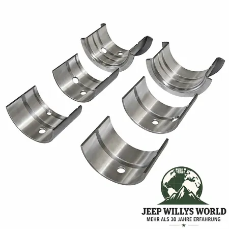 Kurbelwellenlager Hauptlager Übermass 0,040" 4-134 L + F Head Jeep CJ Willys Ford GPW 41-71