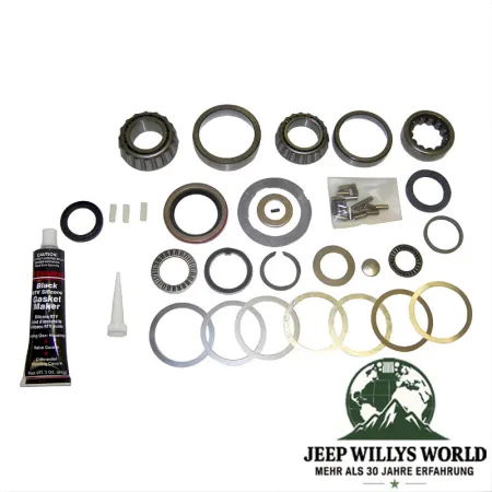 Reparatursatz, Dichtset (Lager, Kleinteile-Satz, Simmerringe, Schaltgabeleinsätze, RTV-Dichtmasse) für T4 Schaltgetriebe. Jeep CJ5 / CJ7 / CJ8 / Cherokee XJ (1982-1986).