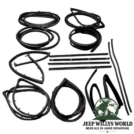 Karosserie Dichtungen Master Set 15-teilig Jeep CJ 76-81
