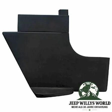 Side panel front left lower with step Jeep CJ3B 53-64