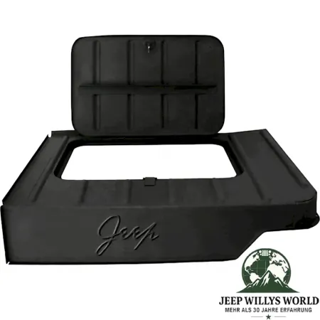 Werkzeugfach mit Deckel Beifahrersitz mit Jeep Prägung CJ Willys M38 M38A1 46-71