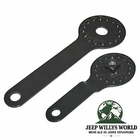 Scheibenrahmen Versteller Ausstellarm rechts Jeep CJ2A 46-49