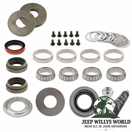 Differential Master Overhaul Kit Front Axle Dana 30 Jeep Wrangler + Cherokee 86-99