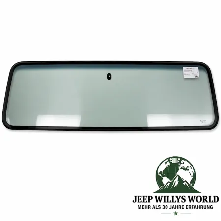 Windschutzscheibe / Frontscheibe mit grüner Colourverglasung und Blaukeil. Jeep Wrangler YJ (1987-1995)