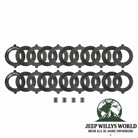 Differential Trac-Lok Scheiben Set Dana 44 Jeep CJ + Wrangler + Cherokee 86-06