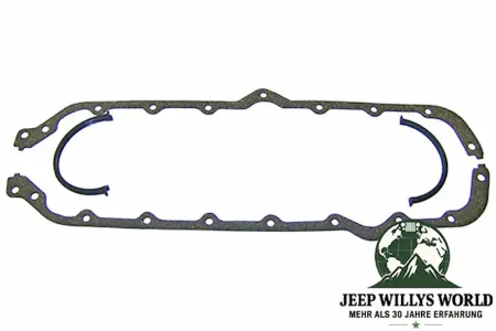 Oil Pan Gasket Set Jeep CJ 5,0 + 5,9 8 Zyl. 72-91