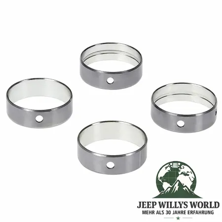 Nockenwellenlager Set Übermass .010""2,5L ,3,8L, 4,0L, 4,2L 4 & 6 Zyl. Jeep CJ5 CJ6 CJ7 CJ8 / Wrangler YJ TJ / Cherokee XJ / Comanche MJ / Grand Cherokee ZJ ZG WJ WG / SJ & J-Serie (1966-2006).