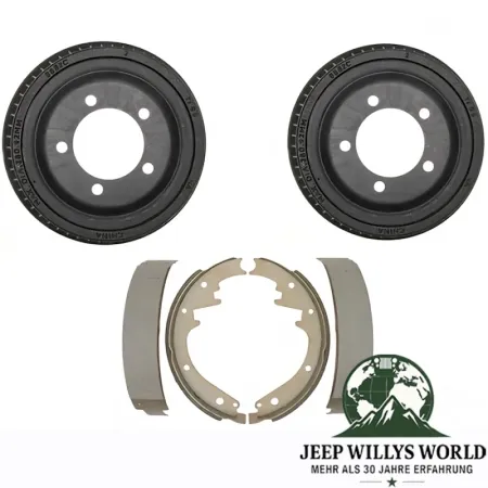 11" Raybestos front or rear drum brakes & shoes kit Jeep CJ5 CJ6 CJ7 74-78