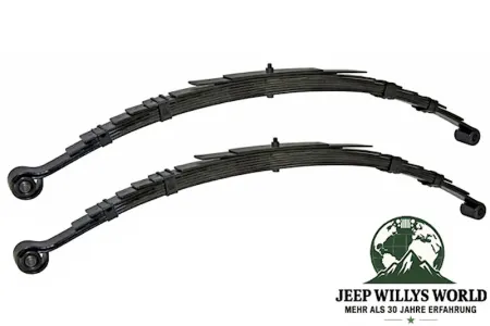Blattfeder Blattfederpaket Paar Verstärkt hinten 9-Lagen Jeep CJ 76-86