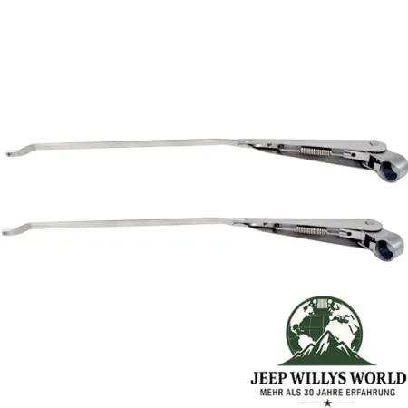 Scheibenwischerarm Paar Edelstahl Jeep CJ 68-86