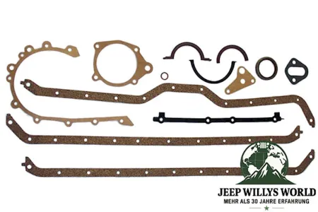 Engine Gasket Set Lower Jeep CJ + Wrangler + Cherokee 3,8 + 4,2 + 4,0 L 75-91