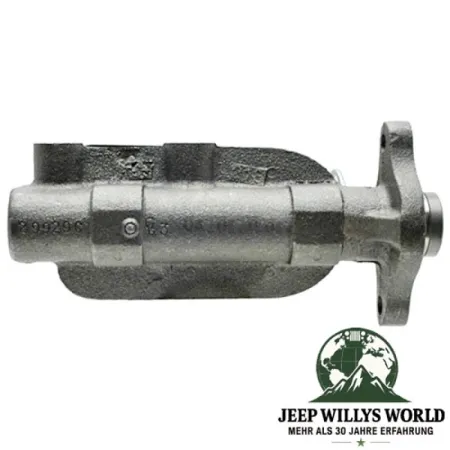 Hauptbremszylinder Jeep CJ5 CJ7 77-78 mit Bremskraftverstärker, Ansicht von unten.