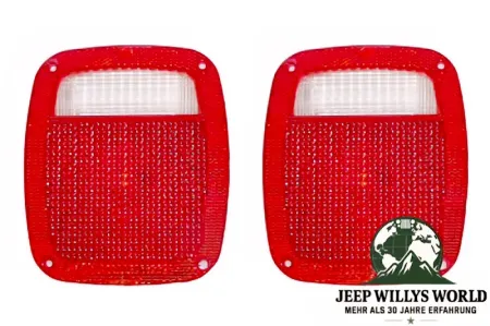 Rückleuchten Glas rechts und links US Modell Jeep CJ Wrangler 76-06