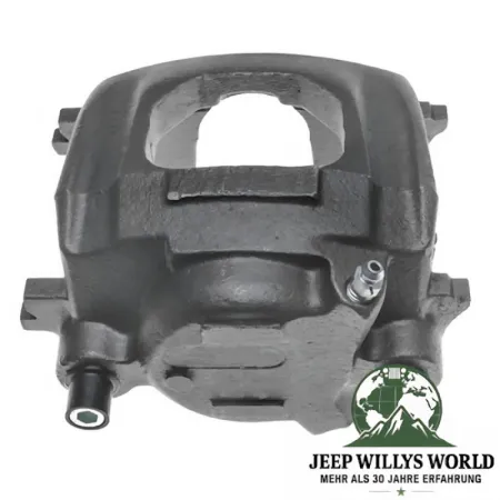 Raybestos Bremssattel Fahrerseite, vorne links. Jeep CJ5 CJ7 CJ8, Wrangler YJ, Cherokee XJ, Comanche MJ (1982-19899, von hinten abgebildet mit sichtbaren Anschlüsen.