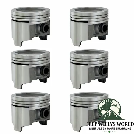 Kolben Set .030" Übermaß 4,2 L Jeep CJ + Wrangler 79-90
