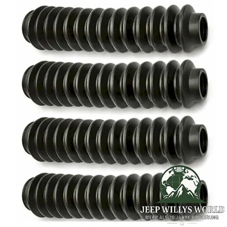 Stoßdämpfermanschetten Set Universal schwarz Jeep 76-18