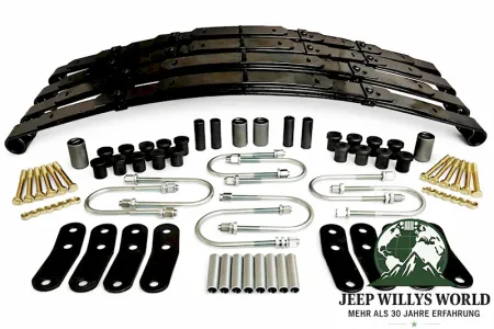 Blattfedern Komplettsatz verstärkt mit Schäkel Jeep Wrangler 87-95