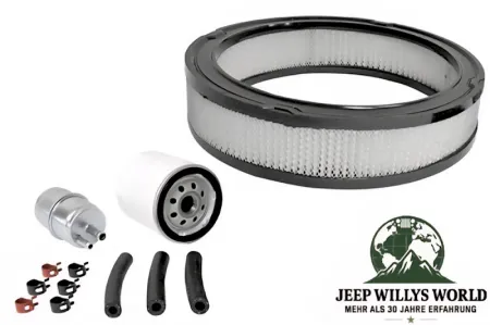 Inspektions Filter Set 2,5 L 4 Zyl. Jeep CJ 80-86