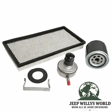 Inspektions Filter Set 2,5 + 4,0 L 4 + 6 Zyl. Jeep Cherokee 97-01