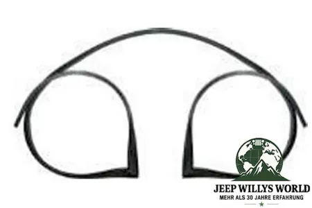 Windshield Glass Weatherstrip Seal inner Jeep Willys MB + Ford GPW 41-45