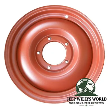 Stahlfelge einteilig Militärversion 16x4,5" Willys MB 41-45