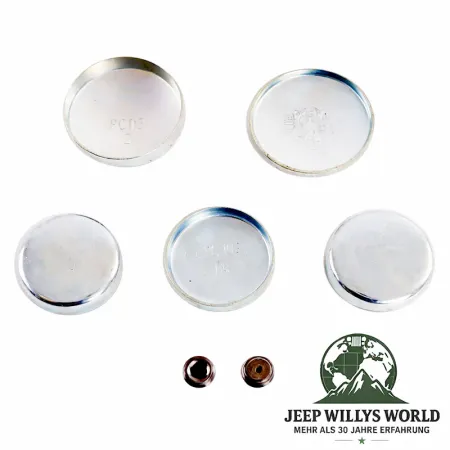 Engine Expansion Plug Set 7-piece 2,5 L Jeep CJ + Wrangler + Cherokee 83-02