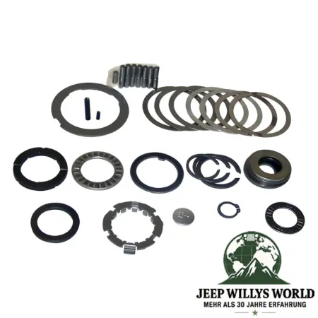 Small Parts Repair Kit for T5 Transmission (Roller Bearings, Pins, Snap Rings, Shims, Plugs and Spacers). Jeep SJ J Series CJ5 / CJ7 / CJ8 / Cherokee XJ (1982-1986).