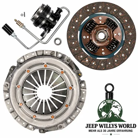Clutch Master Kit Jeep Wrangler + Cherokee 2.5 L 87-92