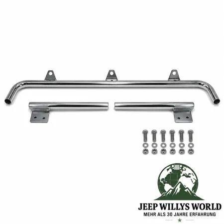 RT Off-Road Lampenbügel am Scheibenrahmen Edelstahl Jeep Wrangler TJ (1996-2002)