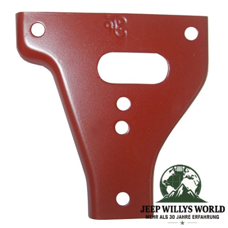 Front Bumper Mounting Plate Lower Left „F“-Mark Ford GPW 41-45