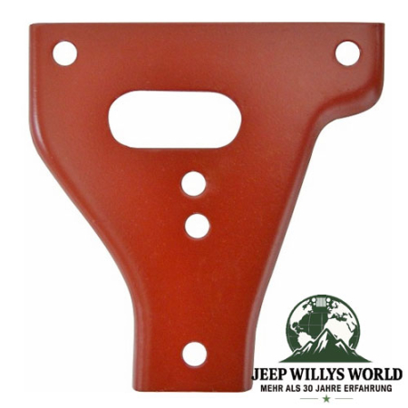 Stoßstangen Halteplatte vorne rechts unten Jeep CJ Willys MB Ford GPW 41-48