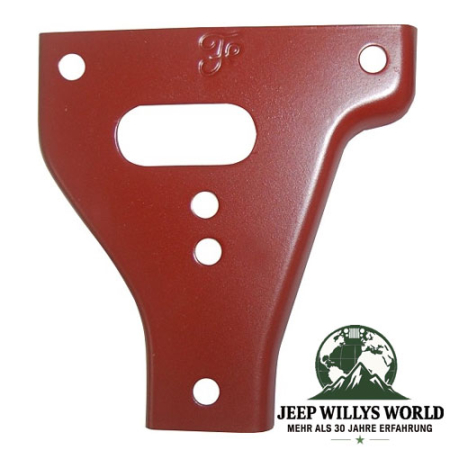 Front Bumper Mounting Plate Lower Right „F“-Mark Ford GPW 41-45