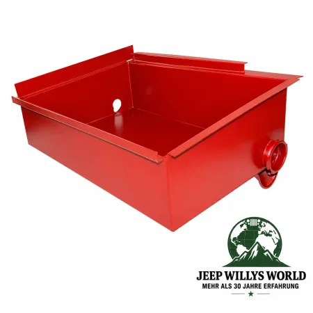 Gas Tank Skid Plate with small filler neck Jeep Willys MB + Ford GPW (42-45)