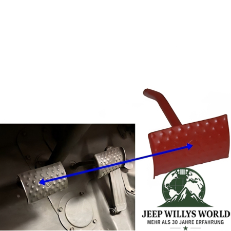 Kupplungspedal Jeep Willys MB M38 M38A1 CJ Ford GPW 41-71