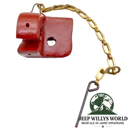 Sitzaufnahme Halter links mit Kette Beifahrersitz Jeep Willys M38 M38A1 CJ 46-71