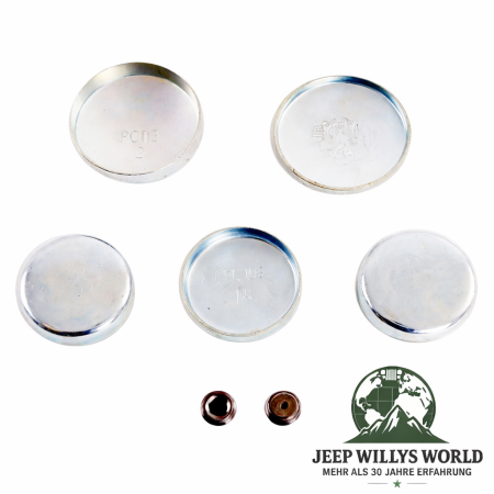 Motor Froststopfen Set 7-teilig 2,5 L Jeep CJ + Wrangler + Cherokee 83-02